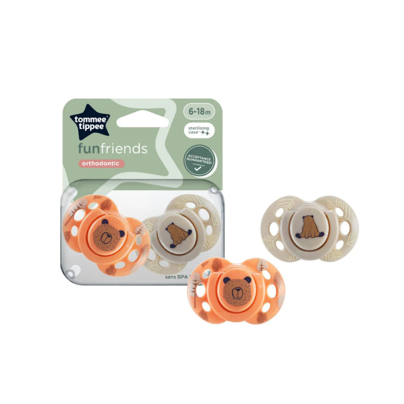 2 Fun Style Soothers 6-18M