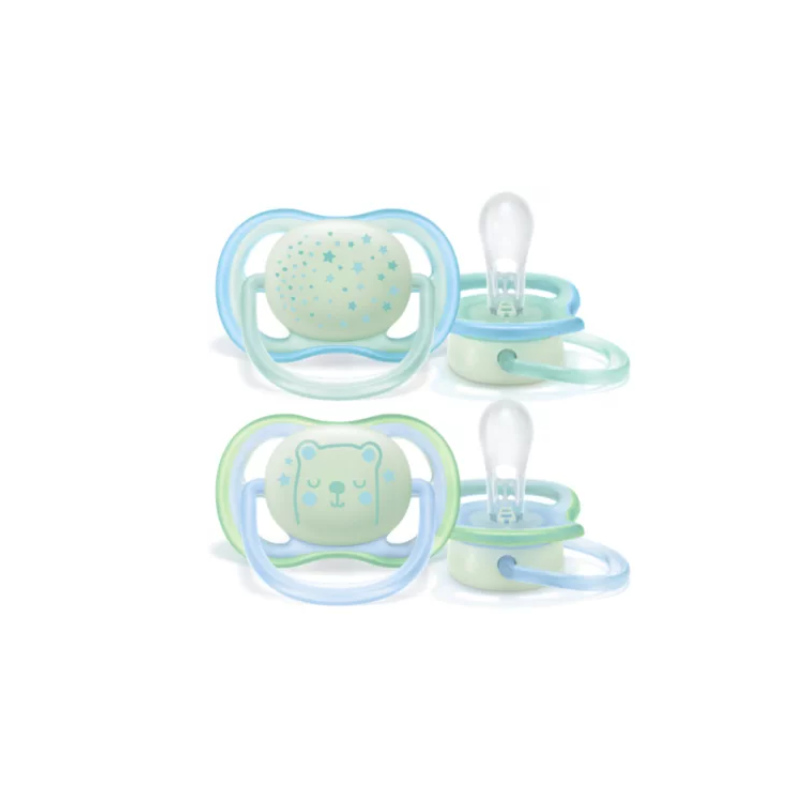 2 ultra air night time soother 0-6 - boy (SCF376/11)