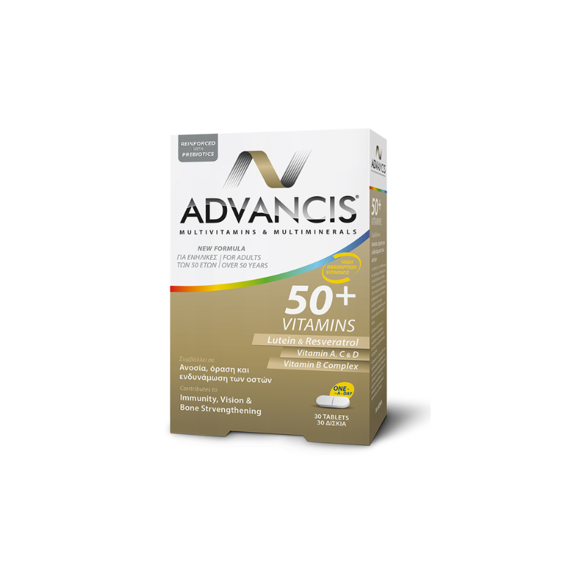 50+ Vitamins 30 Tabs