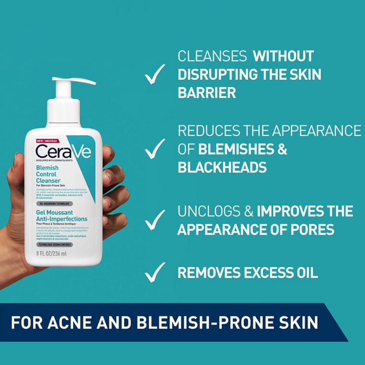 Acne Cleanser 8oz En/Fr