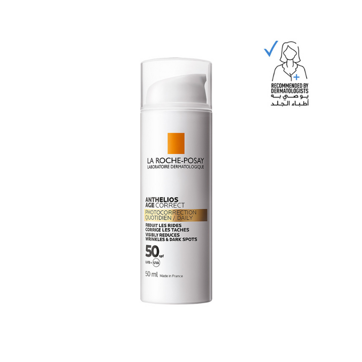 Anthelios Age Correct Spf50 Anti Ageing Invisible Sunscreen With Niacinamide 50ml