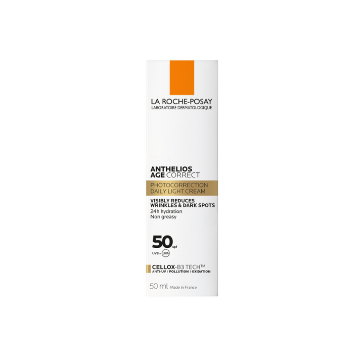 Anthelios Age Correct Spf50 Anti Ageing Invisible Sunscreen With Niacinamide 50ml