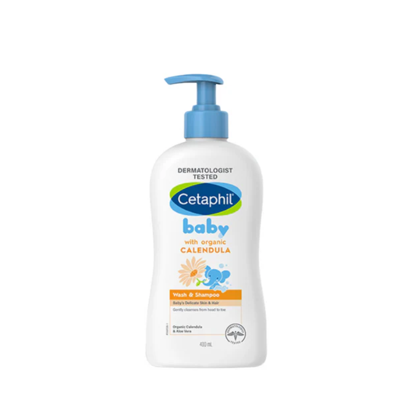 Baby Calendula Wash And Shampoo 400ml Pump