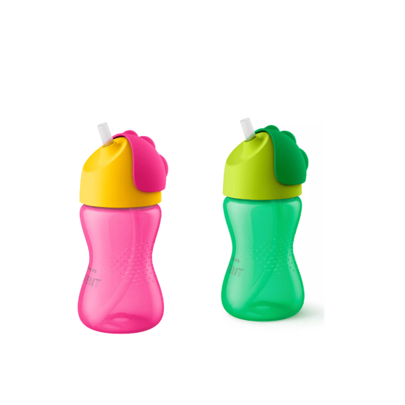 Bendy straw cup 300ml 12m+