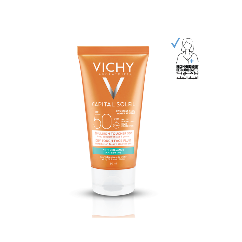 Capital Soleil Dry Touch Anti Shine Sunscreen For Combination To Oily Skin Spf50 50ml