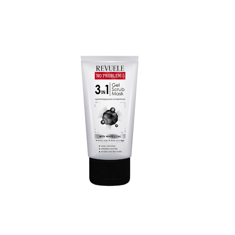 Charcoal 3 In 1 Gel, Scrub, Mask 150ml
