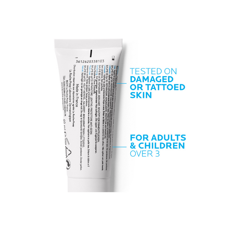 Cicaplast Baume B5+ Spf 50: Soothing Repairing Balm For Dry, Irritated, & Sun Exposed Skin 40ml