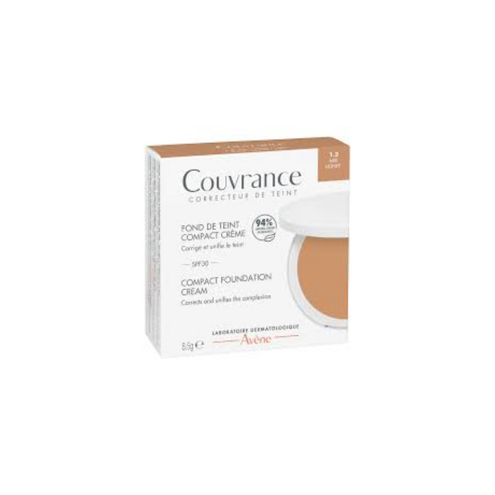 Couvrance Compact Foundation Cream Matte Finish Honey 8.5g