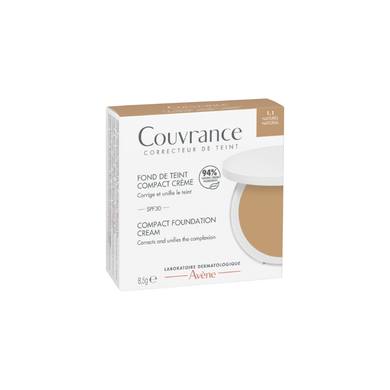 Couvrance Compact Foundation Cream Matte Finish Natural 8.5g