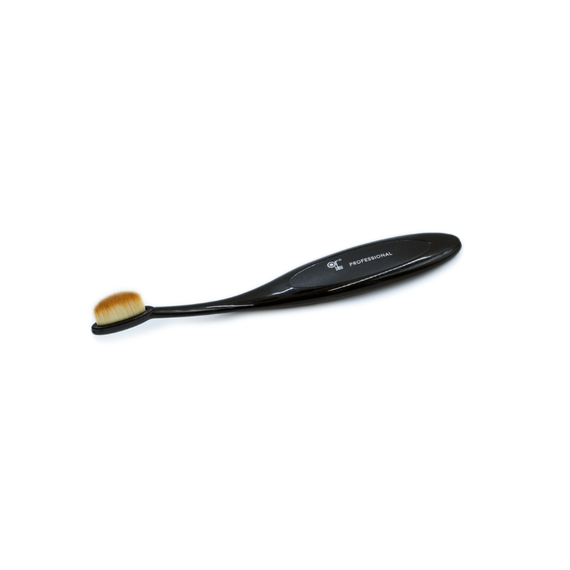 Curved brush w thin head