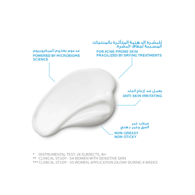 Effaclar H Isobiome Moisturizing Cream For Oily, And Acne Prone Skin40ml