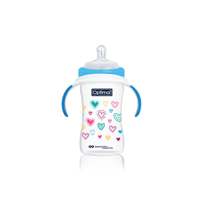 Extra Wide Neck Feeding Bottle With Handle 240ml