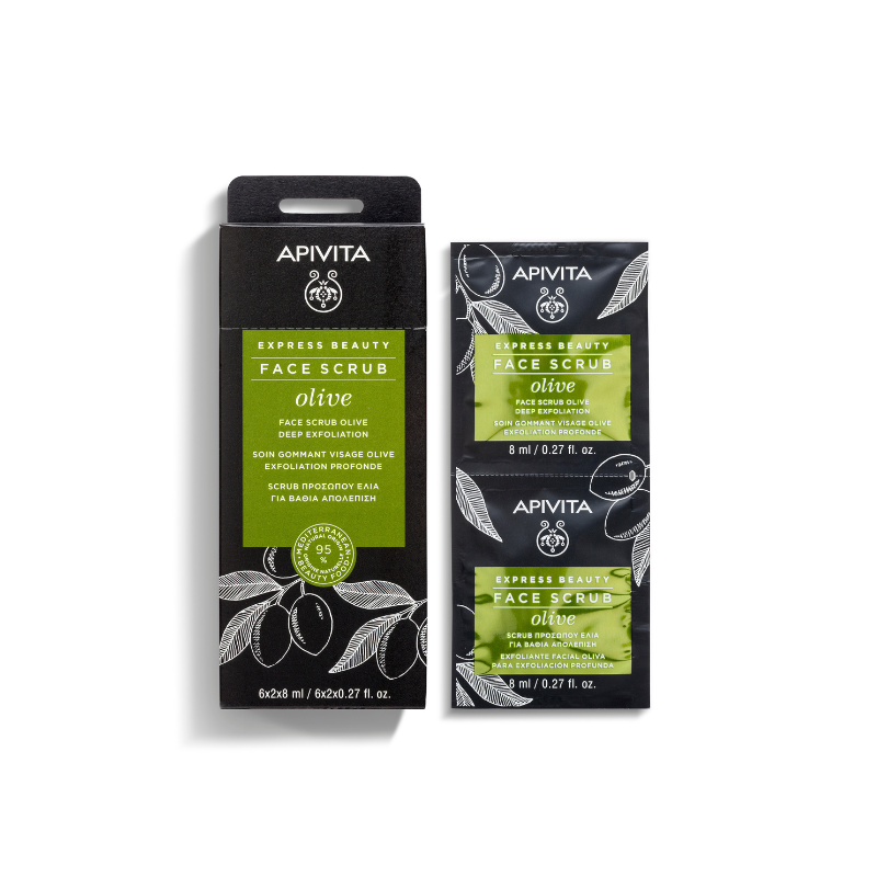 Face Scrub Olive for Deep Exfoliation