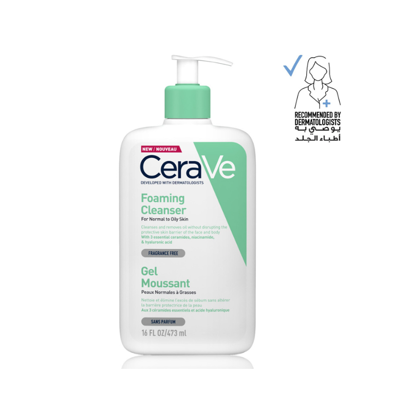 Foaming Cleanser For Normal To Oily Skin With Hyaluronic Acid 473ml