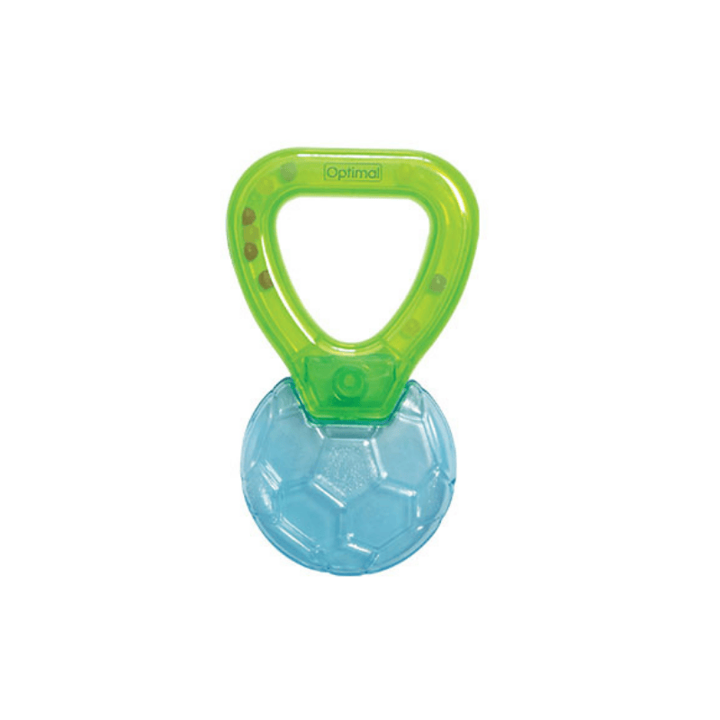 Football-shaped water filled Teether