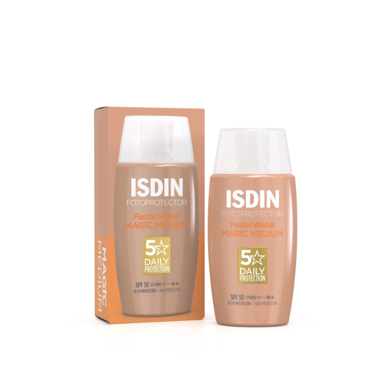 Fotoprotector Fusion Water Magic Color Medium Spf 50+ - 50ml