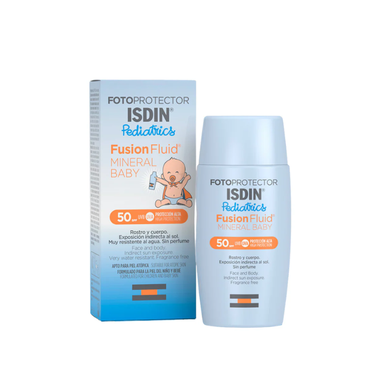 Fotoprotector Isdin Pediatrics Fusion Fluid Mineral Baby Spf50+ 50ml