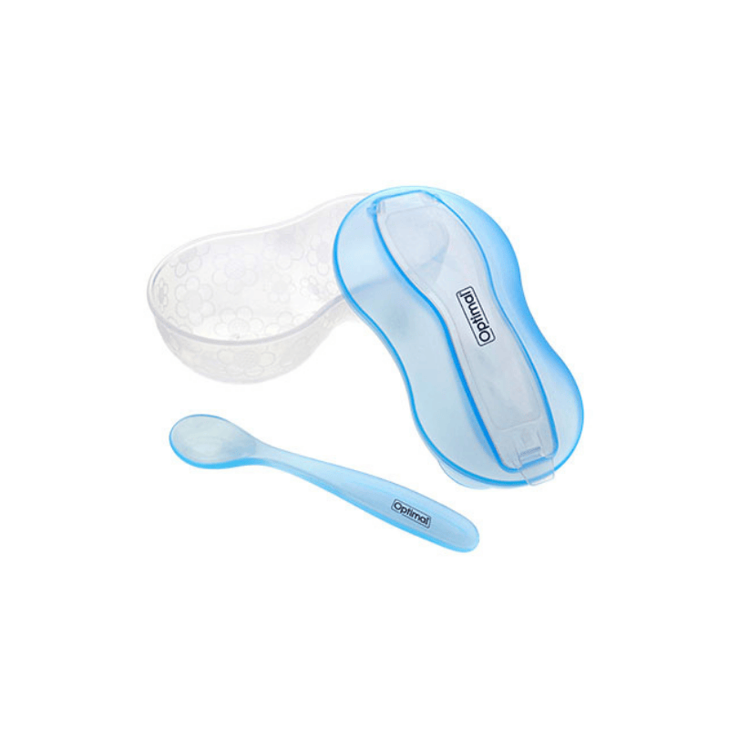 Grinding Feeding Bowl With Spoon (4m+)