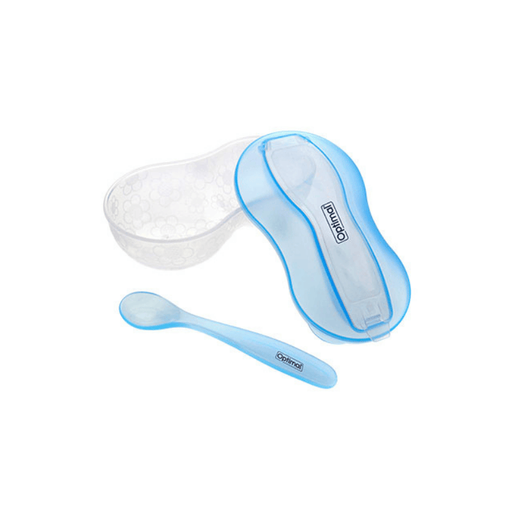 Grinding Feeding Bowl With Spoon (4m+)