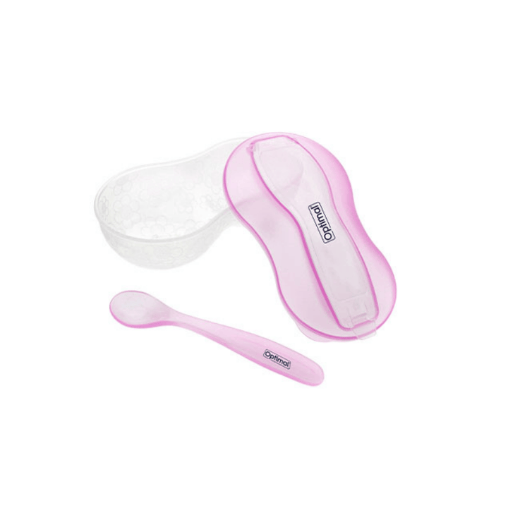 Grinding Feeding Bowl With Spoon (4m+)