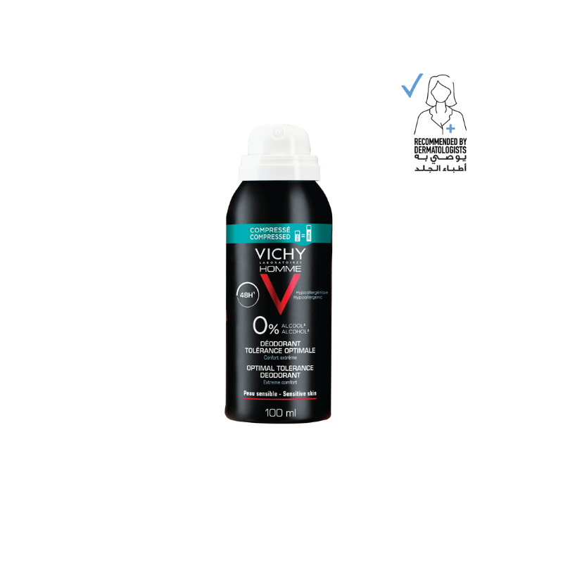 Homme 48 Hour Anti Perspirant Optimal Tolerance Deodorant Spray For Men 125ml