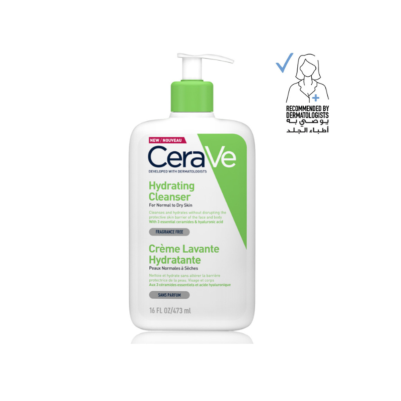 Hydrating Cleanser For Normal To Dry Skin With Hyaluronic Acid 473ml