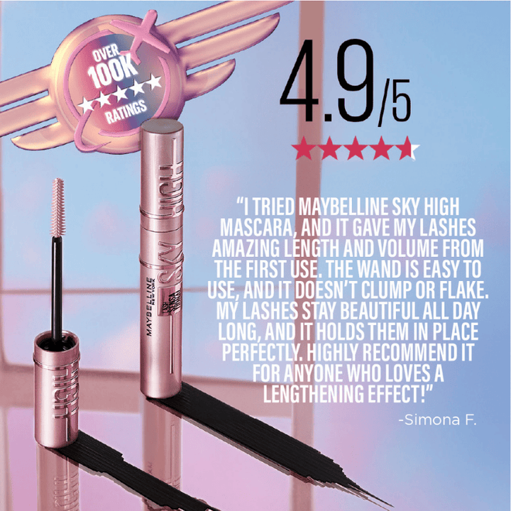 Lash Sensational Sky High Mascara - Volumizing & Lengthening Black