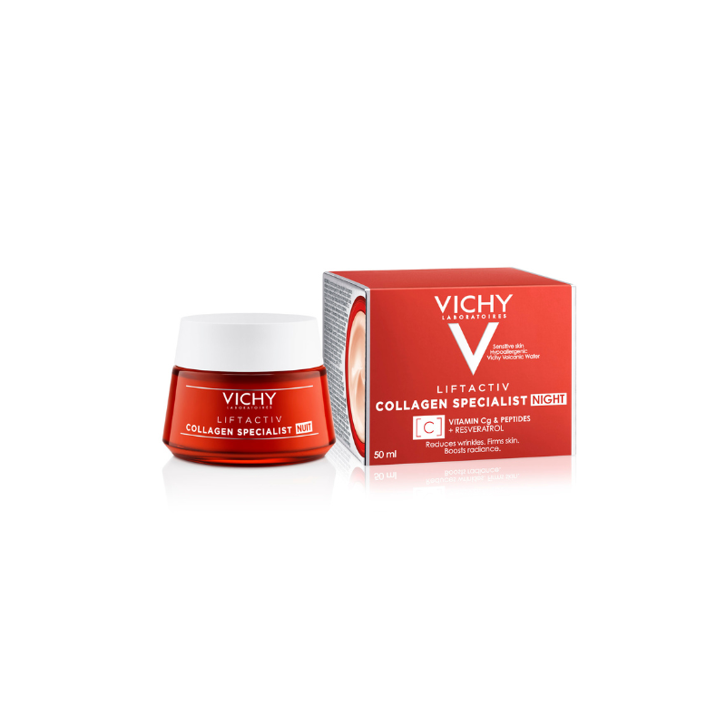 Liftactiv Collagen Specialist Night Cream Anti Aging Face Moisturizer 50ml