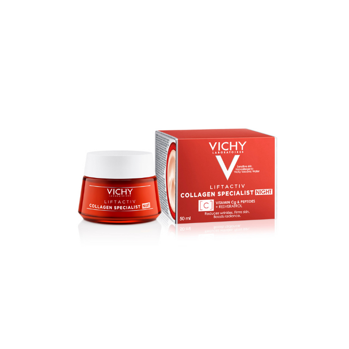 Liftactiv Collagen Specialist Night Cream Anti Aging Face Moisturizer 50ml