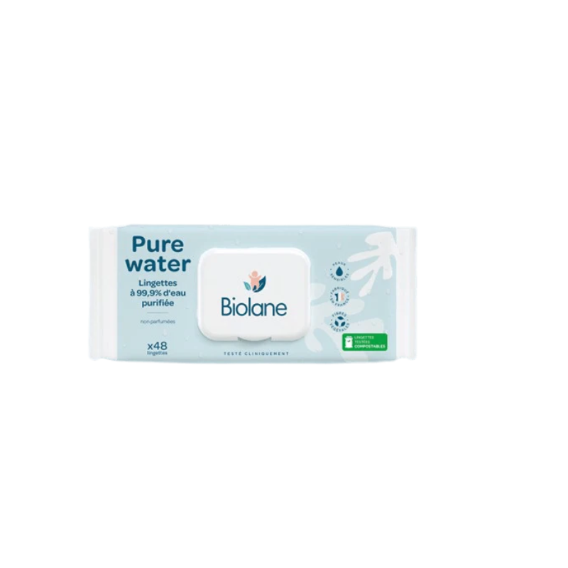 Lingettes pure water