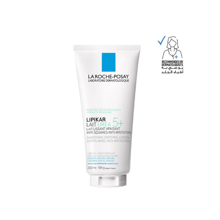 Lipikar Lait 5% Urea Body Lotion For Dry And Rough Skin 200ml