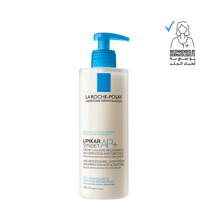 Lipikar Syndet Ap+ Body Wash For Eczema Prone Skin 400ml
