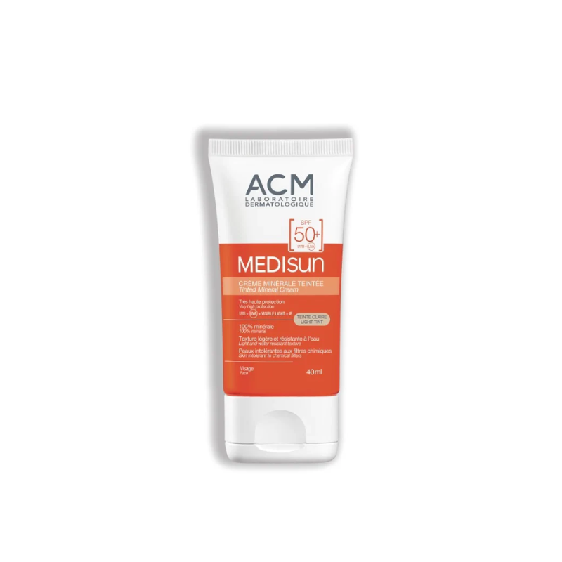 Medisun Tinted Mineral Sunscreen Cream Spf50+ (Light Tint) 40ml