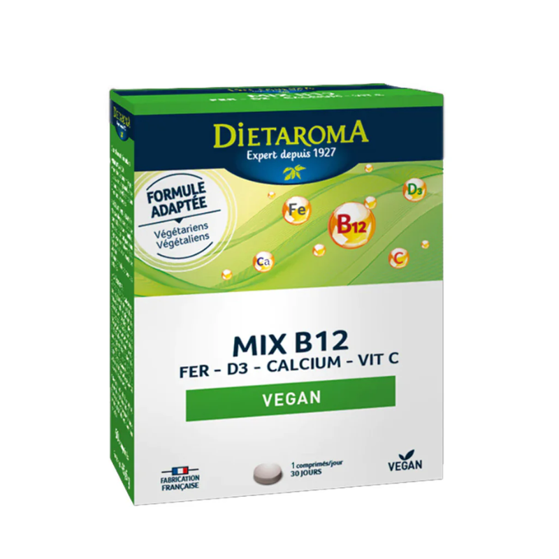 Mix B12 Fer D3 Calcium & Vitamin C