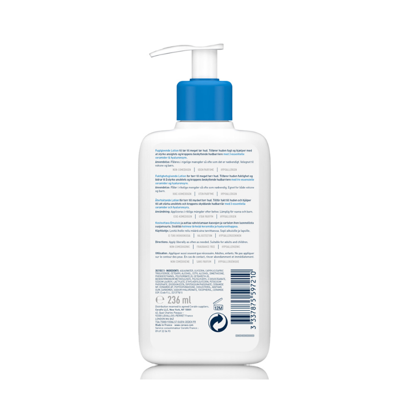 Moisturizing Lotion For Normal To Dry Skin With Hyaluronic Acid 236ml