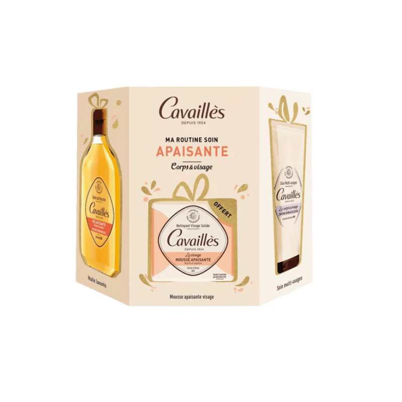 My Rogé Cavaillès soothing skincare routine set – set of 3 products
