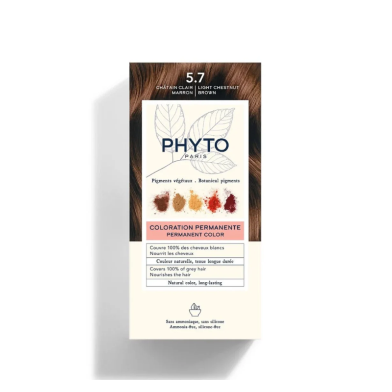New Phytocolor 5.7 Light Chestnut Brown