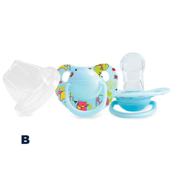 Orthodontic Silicone Pacifier 0+ (OPB-0107) Boys