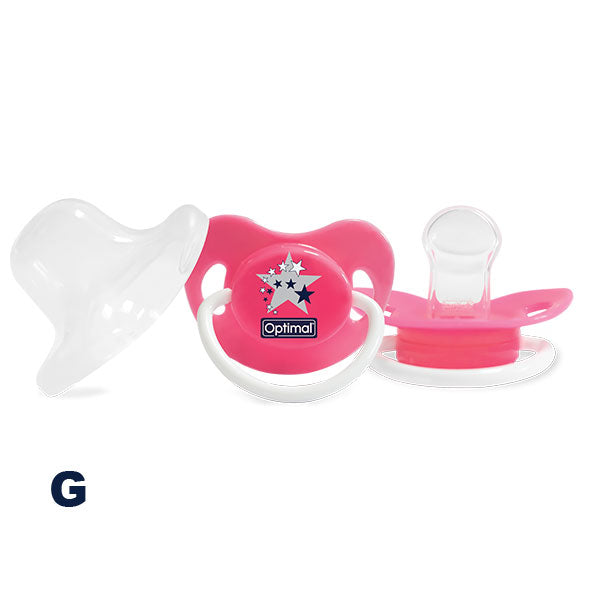 Orthodontic Silicone Pacifier 0+ Girls