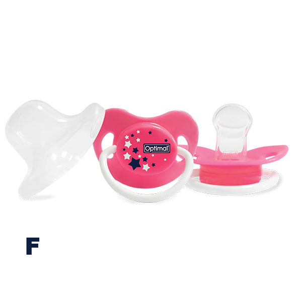 Orthodontic Silicone Pacifier 0+ Girls