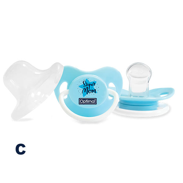 Orthodontic Silicone Pacifier 0+ Boys  (OPB-1047)