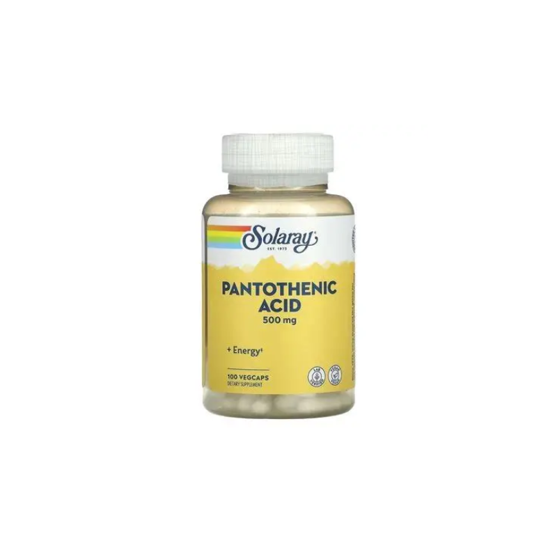 Pantothenic Acid 500mg 100 Caps