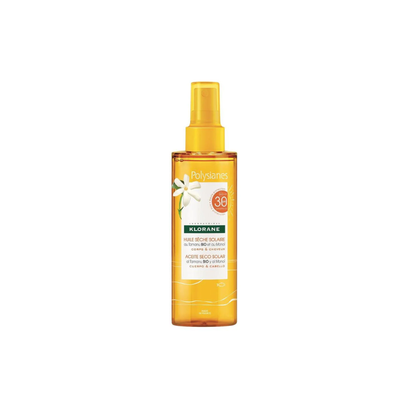 Polysianes Dry Sun Oil For Body And Hair Spf30 200ml