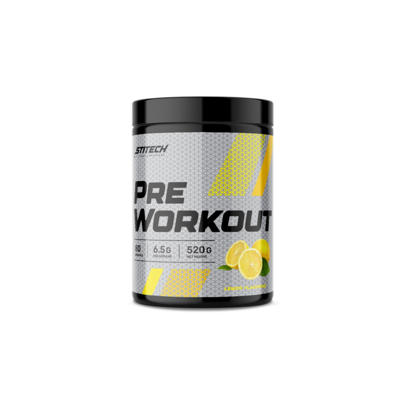Pre Workout Lemon Flavoured 520gr