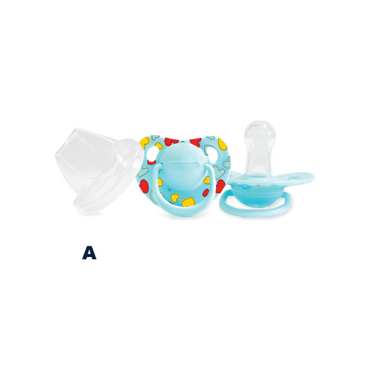 Round Nipple Silicone Pacifier 0+ (OPB-0105)