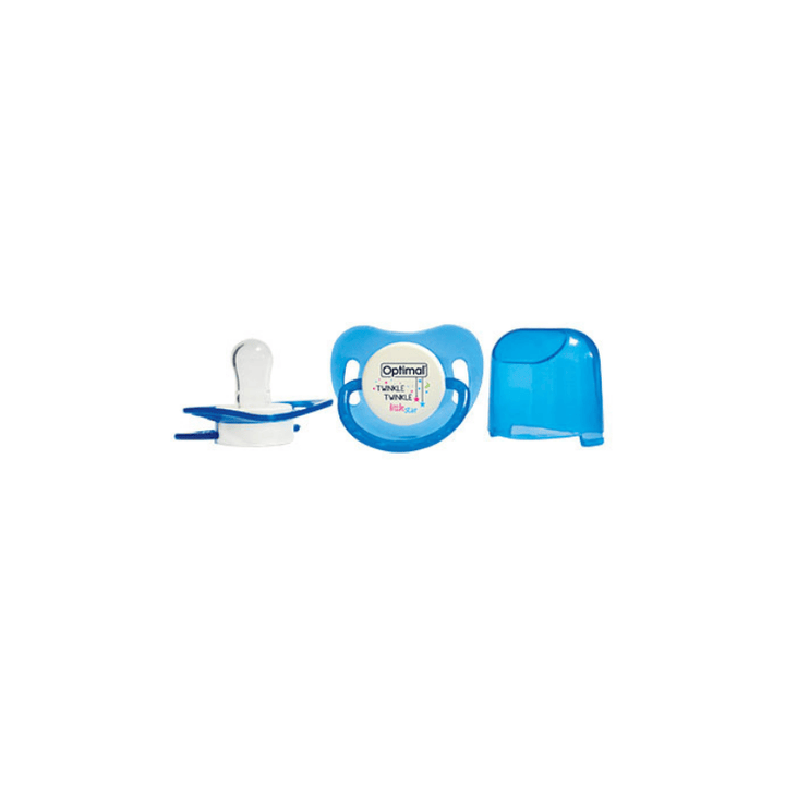 Round Nipple Silicone Pacifier 0+ (OPB-1066)