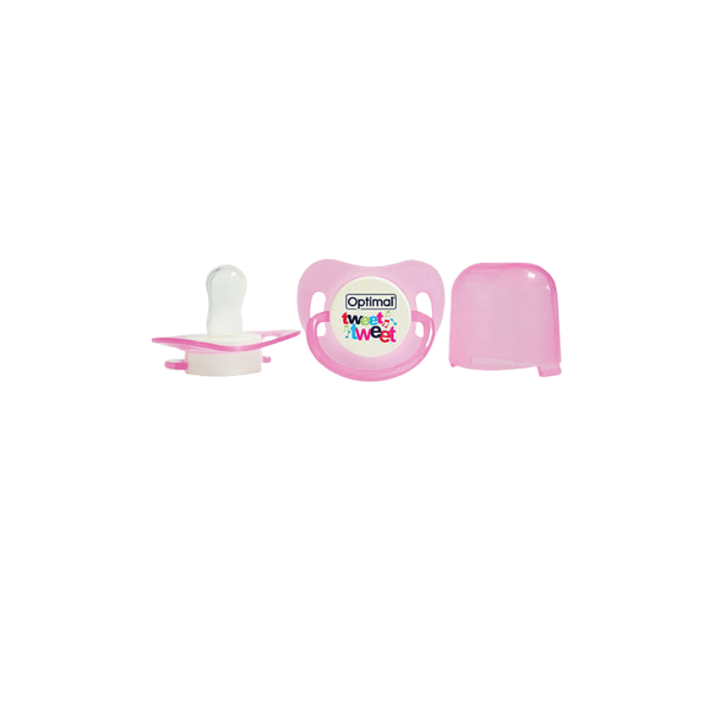 Round Nipple Silicone Pacifier 0+ (OPB-1066)
