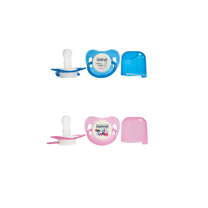 Round Nipple Silicone Pacifier 6+ (OPB-1067)