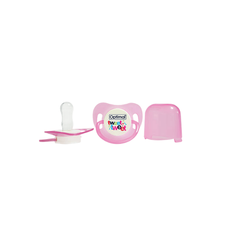 Round Nipple Silicone Pacifier 6+ (OPB-1067)