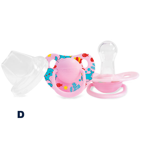 Round Nipple Silicone Pacifier 6+